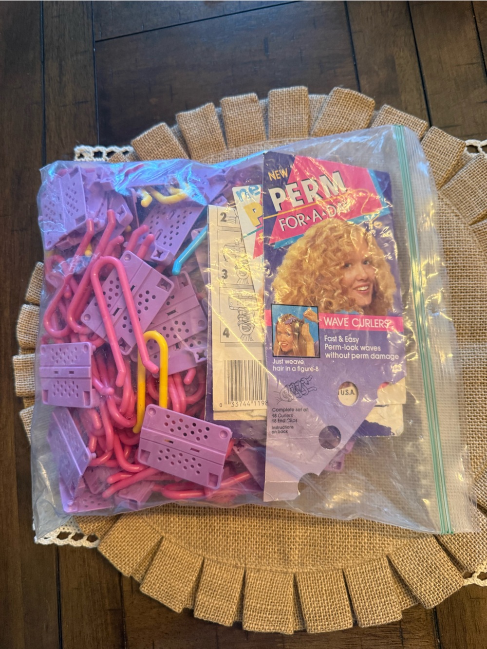 Perm for a Day Wave Curler Pink/ purple Perm Hair Rollers - Assorted Pink